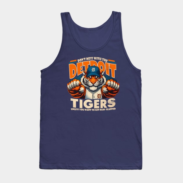 detroit tigers mlb Tank Top by AOAOCreation